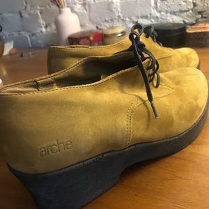 Arche suede derbies or mini boots